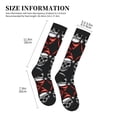 thumbnail image 4 of Pofeuu Skull santa hat Print Compression Socks for Women & Men Circulation - Best Support for Nurses,Running,Athletic,Sports, 4 of 7