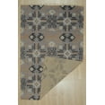 thumbnail image 5 of EORC Gray Hand Knotted Wool Traditional Piled American Rug, 9' x 12', 5 of 8
