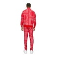 thumbnail image 5 of G-Style USA Men's Accented Bandana Paisley Tracksuit Set ST804 - Red - 5X-Large, 5 of 5