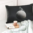 thumbnail image 4 of Salouo Astronaut Sitting On Mercury Planet Pattern Pillow Cases,1PC Pillow Covers with Envelope Closure Decorative Pillow Case for Bed Couch,Pillows Not Included-14"x20", 4 of 6