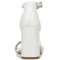 thumbnail image 3 of Sam Edelman Daniella Bright White Leather Ankle Strap Block Heeled Dress Sandals (Bright White Leather, 8), 3 of 8