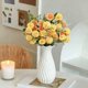 thumbnail image 4 of Artificial Flower Bouquet Hydrangea Carnation Arrangement - Small High-End Faux Floral Decor, Lifelike Wedding Centerpiece, Home Display Decoration, 4 of 4