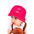 thumbnail image 2 of Wear Sierra Love Rain Infant Girl Maxi Hat, Rainbow Print, Soft Fabric, Red, One Size, 2 of 3