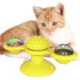 thumbnail image 1 of GHSDFBB Windmill Cat Toy, Interactive Cat Toys Kitten Turntable Massage Toy (Yellow), 1 of 6