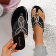 thumbnail image 4 of YUANxueke Sandals for Women Summer Comfortable Non-Slip Flip Flop Dressy Shoes Casual Walking Beach Shoes, 4 of 5