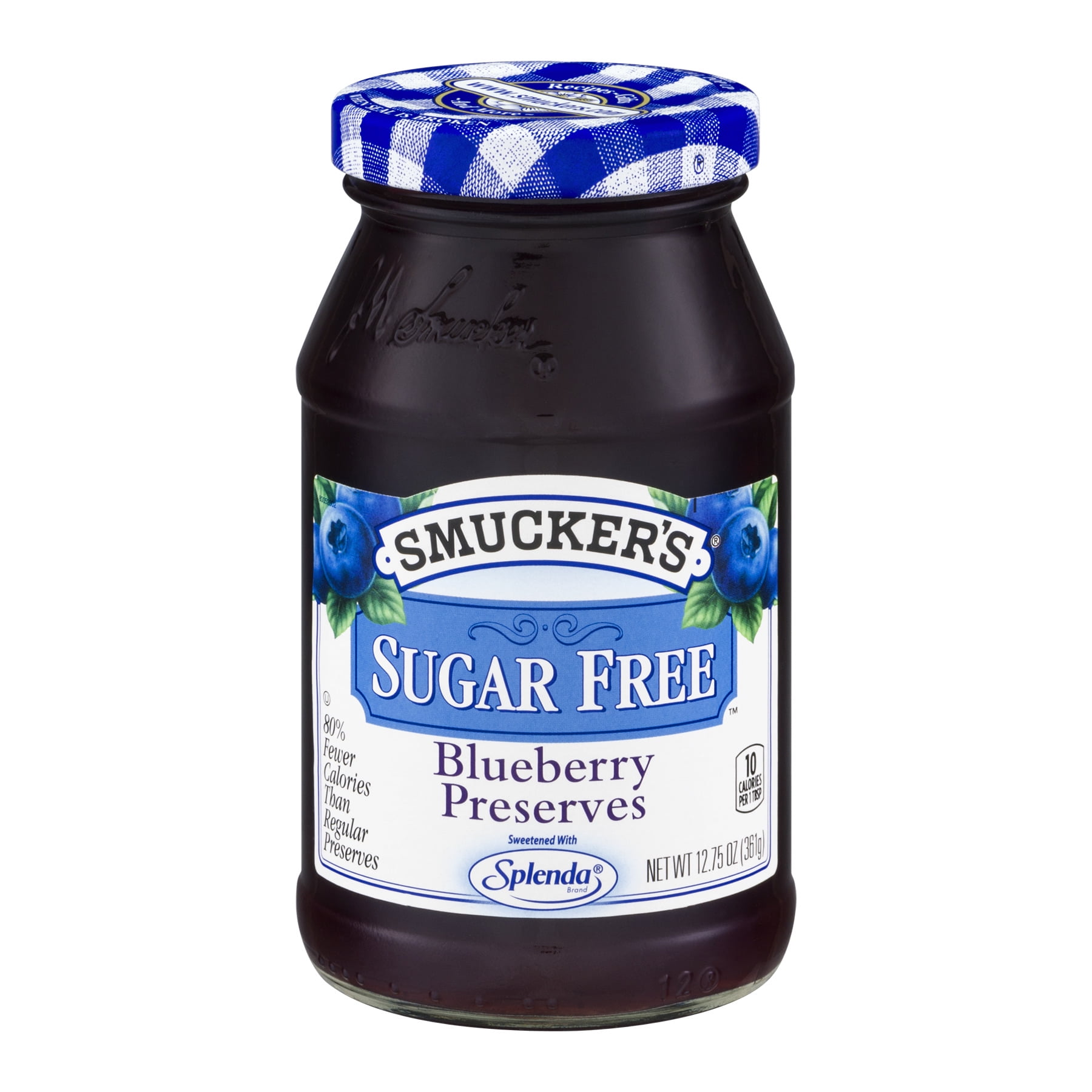 Smucker's Blueberry Sugar Free Preserves, 12.75 oz - Walmart.com.