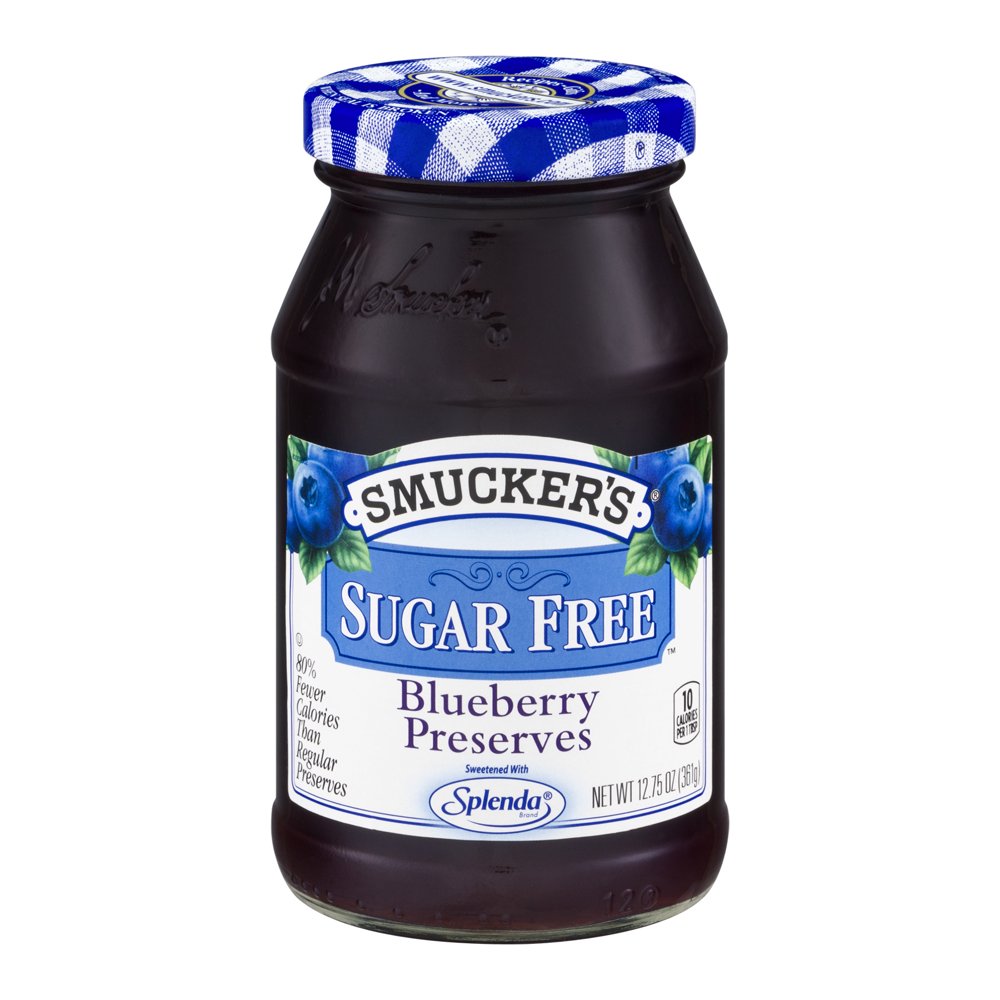Smucker's Blueberry Sugar Free Preserves, 12.75 oz