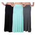 thumbnail image 3 of 3 Pack FTL Women's Foldover High Waisted Skirts, 3 of 6