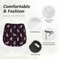 thumbnail image 4 of Bixox Women's Poodle Dog pattern 2 in 1 Running Shorts - Lightweight Athletic Workout Gym Yoga Shorts Liner with Pockets - Small, 4 of 7
