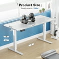 thumbnail image 5 of edx Electric Standing Desk, Height Adjustable Desk, 55 x 24 Inches Ergonomic Stand up Desk with Memory Preset and T-Shaped Metal Bracket for Home Office, 5 of 9