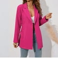 thumbnail image 1 of Vedolay Women Tops Blazers for Women Business Casual Long Sleeve Business Fashion Suit Jackets,Hot Pink XXL, 1 of 5