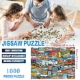 thumbnail image 3 of Puzzle HUOGUO con diseño de paisaje de 1000 piezas para adultos y niños, 3 of 5
