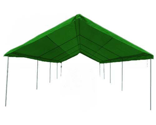 12' X 20' Canopy Replacement Cover - for Frames 10' W X 20' L (See Diagram) Green Carport Replacement Top
