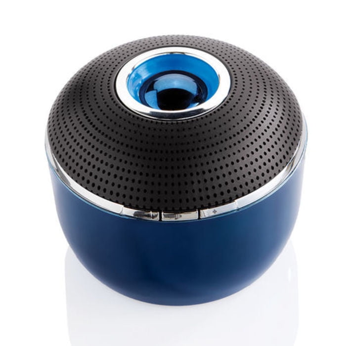 Brookstone Big Blue Mini Wireless Travel Bluetooth Speaker