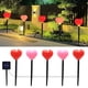 thumbnail image 4 of Luces solares para San Valentín | Guirnalda de luces LED 5 en 1 con forma de corazón | Decoración navideña impermeable para jardín y patio, 4 of 6