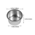 thumbnail image 2 of WASHWEPE Espresso Filter Cup Reusable Stainless Steel 2Pcs 1.93X1.54X0.51In, 2 of 8