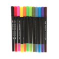 thumbnail image 3 of Rotuladores de pincel de doble punta, juego de rotuladores de acuarela, rotuladores de color, rotuladores de pintura acrílica 12 colores negro, 3 of 9