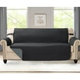 thumbnail image 2 of sasyxdc design Maison & HB - Housse de Canapé Matelassée Protecteur - Housse de Canapé Réversible Protecteur de Meubles avec Sangle Élastique Réglable Antidérapante pour Animaux Enfants Chien Chat (Canapé d'Amour), 2 of 5