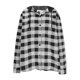 thumbnail image 3 of HongQid Womens Flannel Shirts Plaid Button Down Shirt Casual Hoodie Long Sleeve Outwear Warm Fall Hooded Blouses, 3 of 5