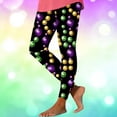 thumbnail image 2 of Lorytime Women Mardi Gras Leggings Patterns Carnival Trousers Butt Lifting Vacation Tights Pants Sports Clothes, 2 of 6