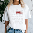thumbnail image 2 of Emotional Support Husband Funny T-Shirt – Do Not Pet Shirt, Husband Gift, Father Day Tee, 2 of 5