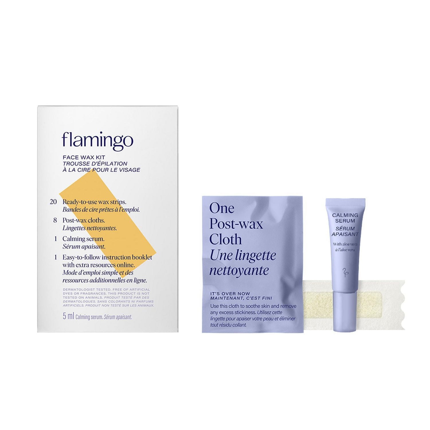 Flamingo Women's Face Wax Kit - 20ct, Face Wax Kit