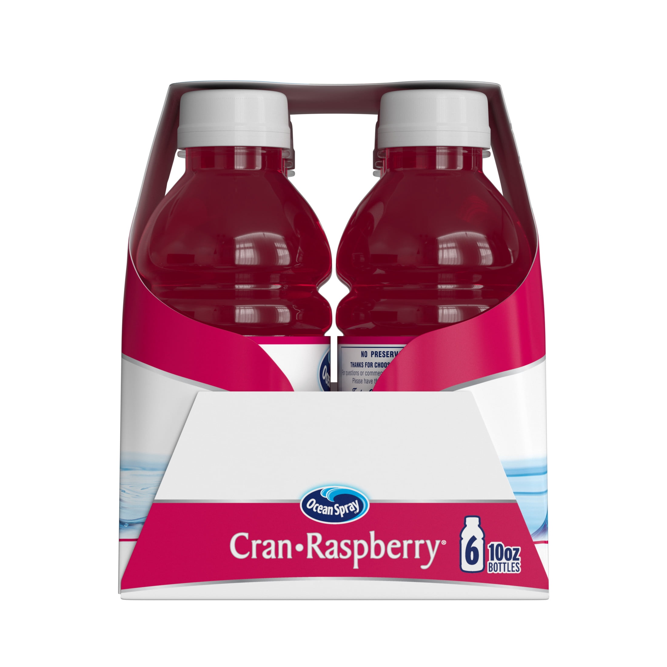 Ocean Spray® Cran-Raspberry® Cranberry Raspberry Juice Drinks, 10 fl oz Bottles, 6 Count