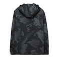 thumbnail image 2 of Men‘s Autumn And Winter Printed Hooded Windproof Thin Jacket Coat Top Blouse, 2 of 5