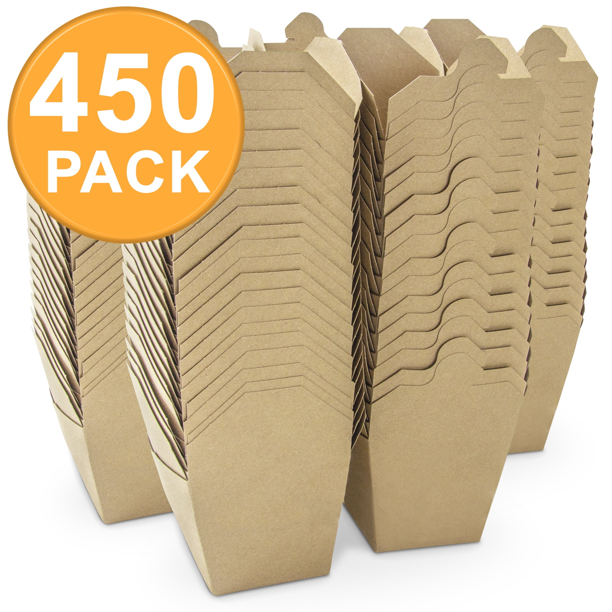 4 Kraft 7-3/4 x 5.5 x 3.5 Folded Takeout Boxes, case of 160 – CiboWares