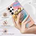 thumbnail image 2 of Nalacover Slim Case for Samsung Galaxy S24 Ultra, Fish Scale Marble Pattern Phone Case for Women Girls Compatible with MagSafe, TPU Shockproof Scratch Resistant Protection Cover, Never Stop, 2 of 5