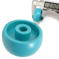 thumbnail image 3 of Mosiee Fitness Accessory Blue Plastic Roller Wheels For Exercise Bike And More, 3 of 9