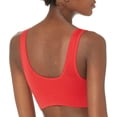 thumbnail image 2 of Women's Rhonda Shear 9588 Ahh Seamless Leisure Bra (Red M), 2 of 2