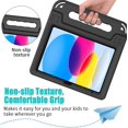 thumbnail image 4 of BMOUO Kids Case for iPad (A16) 11th Generation 11" 2025/iPad10th Generation 10.9 Inch 2022 - with Screen Protector, Shockproof Covertible Handle Stand iPad 11th/10th Generation Case for Kids, Black, 4 of 8