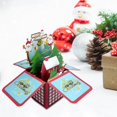 thumbnail image 4 of Tarjeta de felicitación de Navidad personalizada, tarjeta de cumpleaños única hecha a mano, tarjeta de felicitación de Navidad 3d, imágenes impresionantes de Santa Claus, 4 of 4