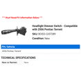 thumbnail image 2 of Headlight Dimmer Switch - Compatible with 2006 Pontiac Torrent, 2 of 2