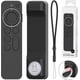 thumbnail image 1 of Funda de Silicona Compatible con Apple TV 4K 2021 2022, Funda Protectora Control Apple TV 2 en 1 Airtag Compatible con Siri Remote de 3.ª y 2.ª generación, Viene con cordón, 1 of 3