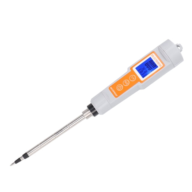 Probador de EC del suelo, medidor de EC del suelo, medidor de temperatura del suelo, medidor de TDS del suelo, rendimiento lleno de energía
