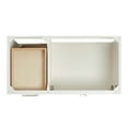thumbnail image 6 of Ariel Stafford 42 Inch Single Sink Base Cabinet Right Offset In White, 6 of 9