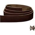 thumbnail image 4 of ELW 9-10 oz. 3.6-4mm Brown Straps, Belts, Strips 4"x84" 10.2x213cm - Belt Grade Latigo Leather for Cowhide Heavy DIY Craft - Pet Collars, Blanks, Accessory, Jewelry, Key Chains, 4 of 9