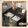 thumbnail image 2 of Dresser for Bedroom with 4 Storage Drawers Majestic Stag Large Antlers Misty Forest Light Dressers Chest of Drawers Steel Framed Fabric Closet Organizers for Dorm Entryway, 2 of 8