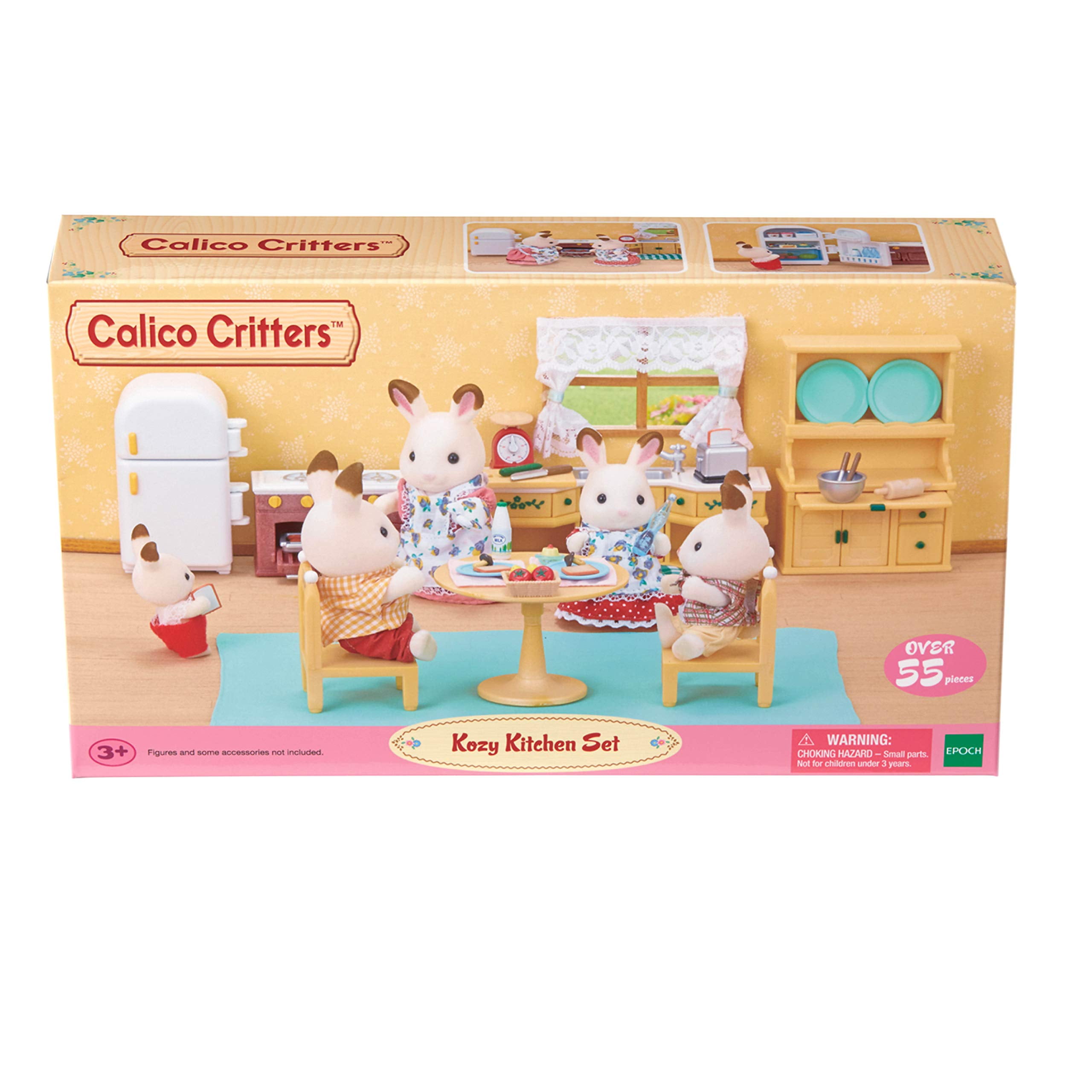 Calico Critters Deluxe Kitchen Set New Free Shipping 