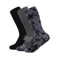 thumbnail image 3 of Athletic Works Printed Crew Socks Boys 3-Pack Shoe Size S (4-8.5) - L (3-9), 3 of 6