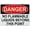 Warning Sign 3, variant on Metal Hanging Plate Horizontal Sign OPEN HOLE, Waterproof, Fade and Scratch Resistant, safety signs, equipment Warning signs, etc - DANGER SIGN Style 20x30cm