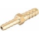 thumbnail image 3 of Straight Brass Barb Fitting Reducer, Fit Hose Id 8mm To 6mm 2pcs, 3 of 3