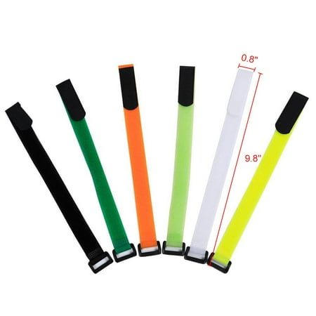 Nylon Eyelet - Topeakmart Colorful Nylon Reusable Cable Ties with Eyelet Holes- Set of 20, 10 Colors