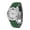 Green, variant on 8.5CT Luxury Half Iced Moissanite Watch, Collection of 647 D Color Moissanite Stones,Hip Hop Style Mechanical Wristwatch with More Rubber Band