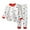 White, variant on Akiihool Kids Pijamas Boy Boys Pajamas 2-Piece Soft Short Sleeve and Pants Set Comfy Summer Toddler Sleepwear Kids Pajamas (Light Yellow,6-12 Months)