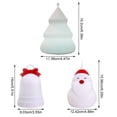 thumbnail image 3 of Christmas Bell LED Silicone Night Light USB Rechargeable Night Lamp Bedside, 3 of 8