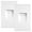 White, variant on Maxxima Vertical LED Step Light, Indoor/Outdoor Stair Light, 3 CCT Color Selectable, White, 2-Pack