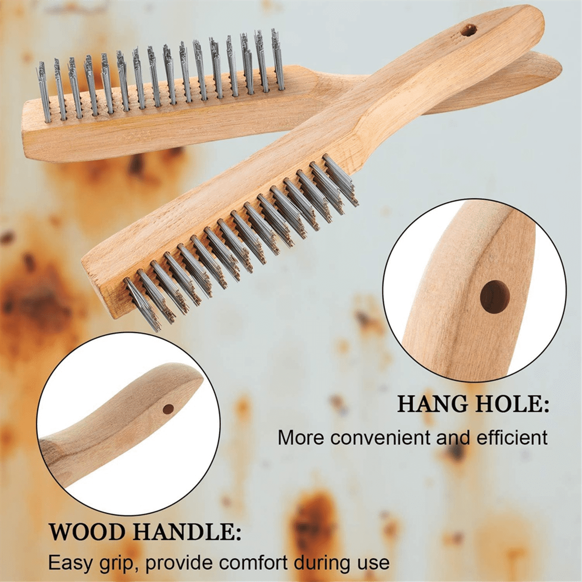 10 Inch Scratch Wire Brush Slag Removal Tool,8 Inch Welding Plier Plier and 10 Inch Welding Chipping Hammer for Cleaning